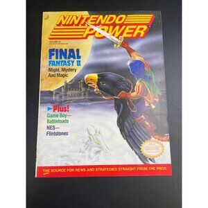 Nintendo Power Vol#30 Final Fantasy II, Battletoads,Flintones NES Complete SKU 3